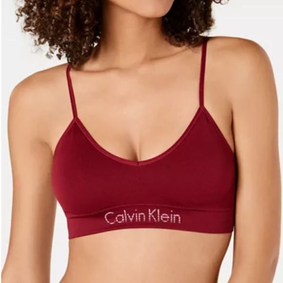 calvin klein seamless logo bralette